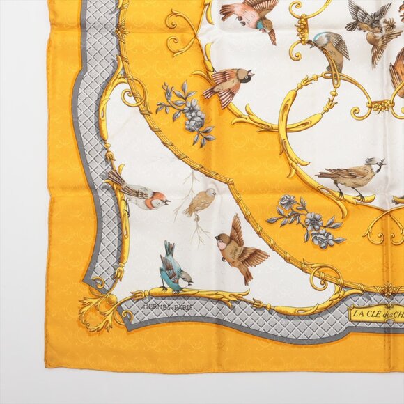 Hermès Carré 90 LA CLE des CHAMPS The key to the heaven and earth of freedom Sca - Picture 5 of 7